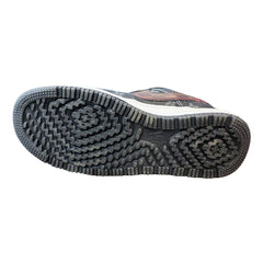 Bottom sole of NK - LV-Inspired Monogram sneakers featuring non-slip rubber outsole and cushioned footbed