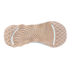 Close-up of Nike React Infinity Run Flyknit 3 sole featuring high-traction rubber pattern for enhanced grip and durability.