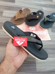 Premium Adda Flip Flops for Men - Let's Walk Together in Grey