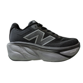 NB v5 Fresh Foam X More Black Grey right profile displaying Fresh Foam midsole cushioning and lightweight design for long runs.