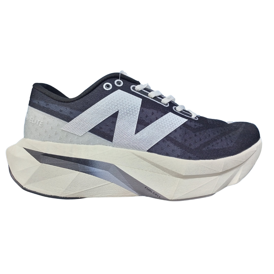 Right side profile of NB FuelCell SuperComp Elite v3 emphasizing streamlined silhouette and arch support design.