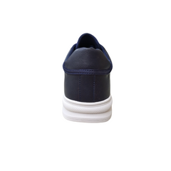 TH Sneaker Lace Up Navy Duo back view with cushioned heel support and reinforced stitching for durability in Pakistan’s urban wear.