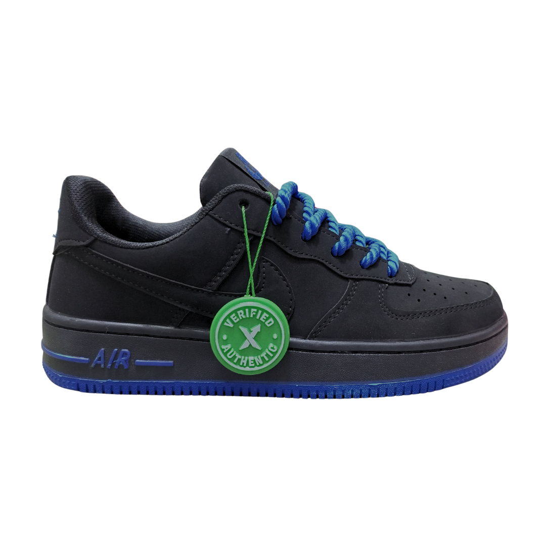 Nike Air Force 1 Low - Black and Blue Edition