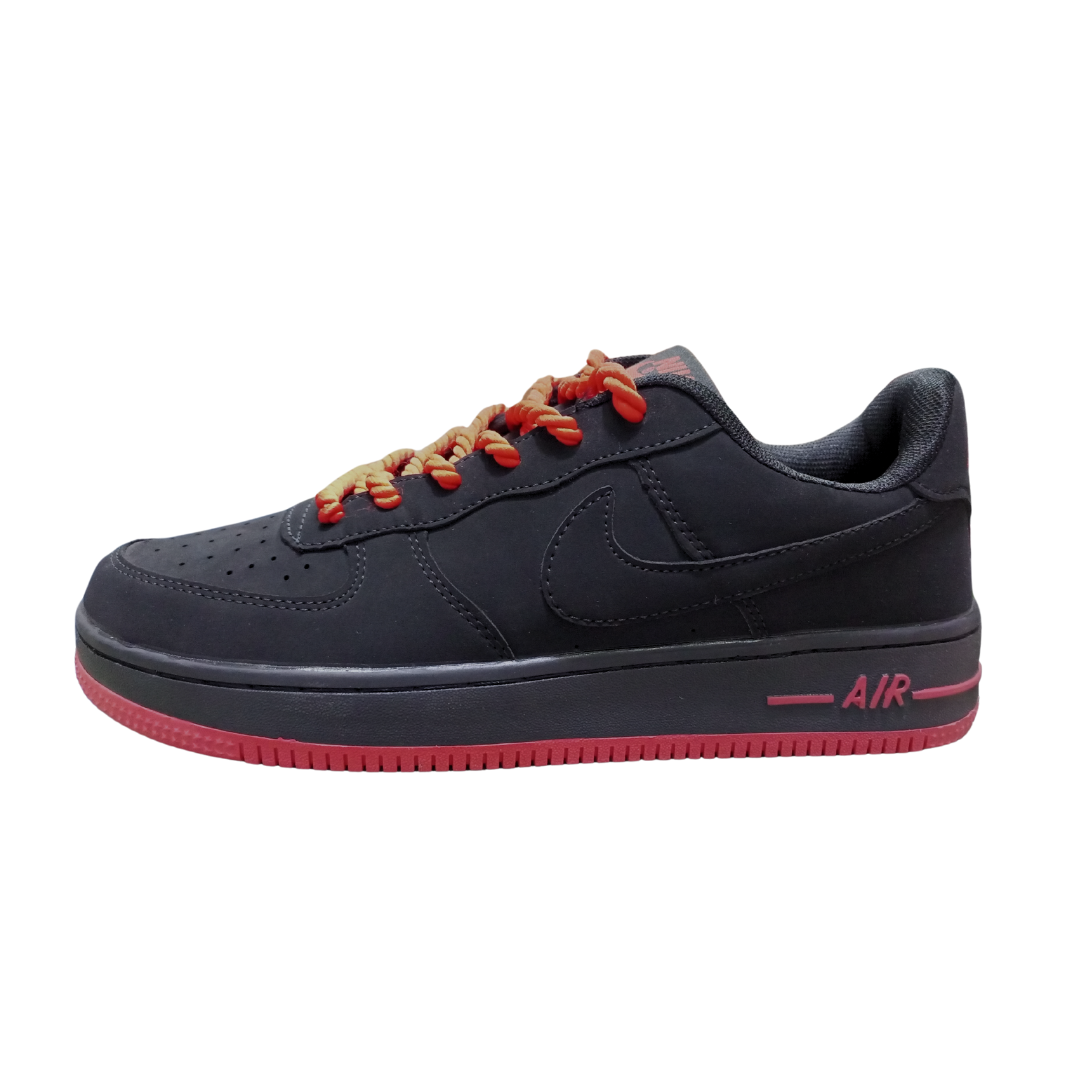 Nike Air Force 1 Low - Black and Red Edition