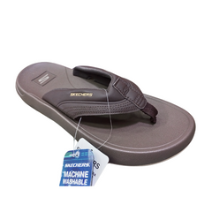 Skechers Machine Washable Flip-Flops - Brown