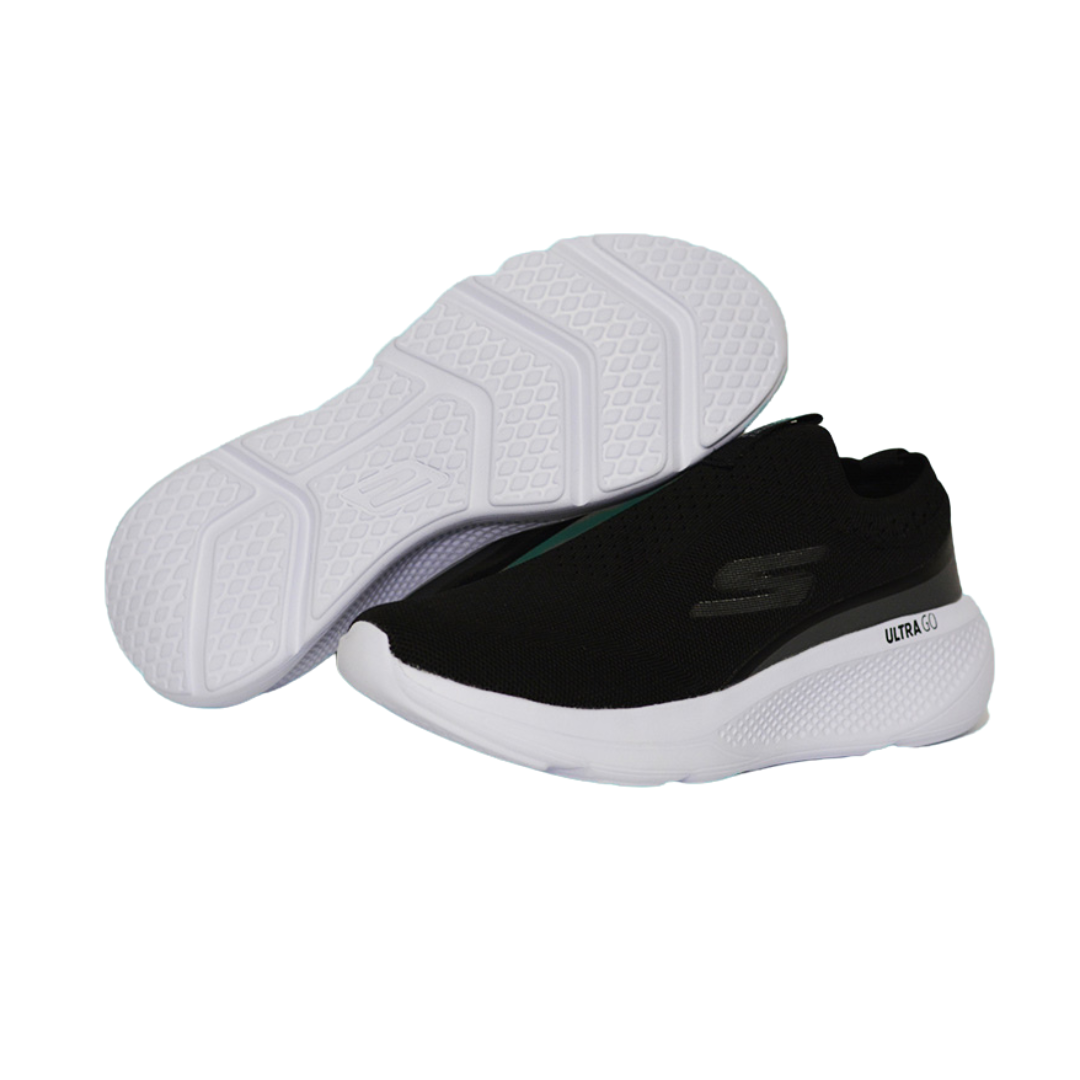 Skechers Ultra Go Slip-On Black White