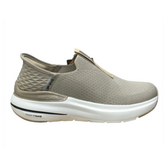 SKECHERS SLIP-INS: MAX CUSHIONING HYPER BURST KHAKI